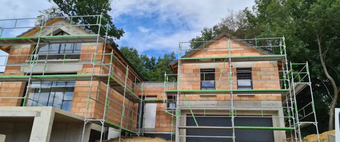 ECHAFAUDAGE MAISON NEUVE 1140X475 | Echaf 68 Montage et démontage d’une large gamme d’échafaudages dans le Haut-Rhin sur Mulhouse et Colmar Mulhouse 1